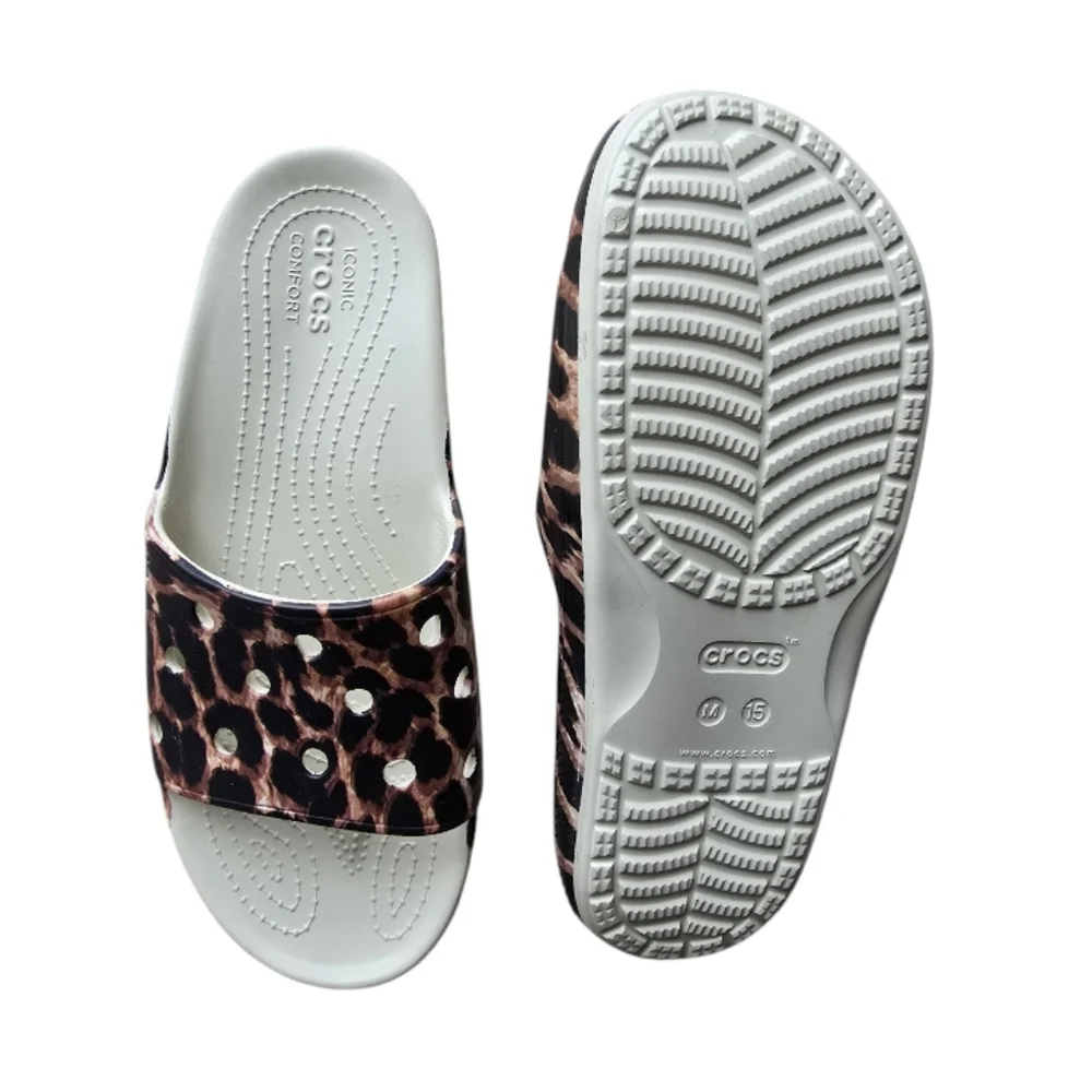 CROCS Classic Sandal Cheetah Print
